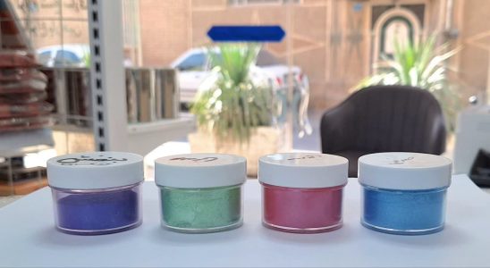 پیگمنت پودری صدفی