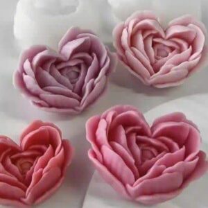 قالب رز قلبی